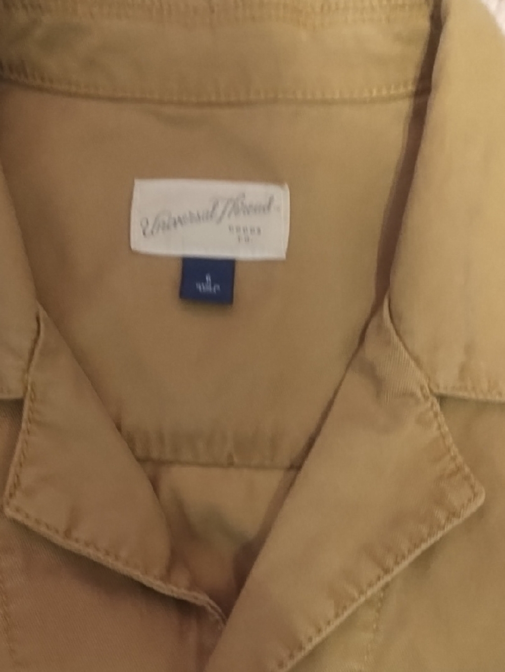 Universal Thread Mustard Button-Front Utility Jumpsuit - Picture 2 of 3